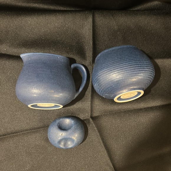 Sango Concepts creamer and sugar bowl. Sensations Blue. Discontinued in 2020 - Picture 6 of 8
